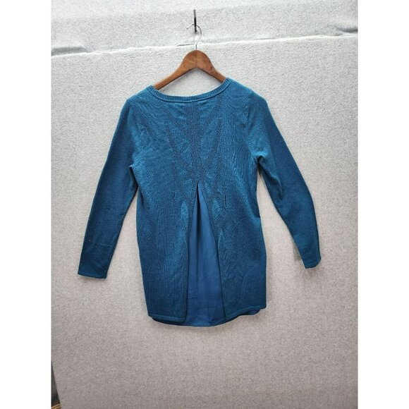 Soft Surroundings Womens Blue Wool & Alpaca Sweater Size S - Picture 4 of 4